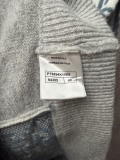 Dior Fashion Versatile 3D Logo Jacquard Knitted Hoodie Tank Top