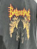 Balenciaga 26SS Retro Logo Church Printed T-shirt Unisex Casual Oversize Short Sleeve