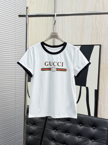 Gucci Classic Logo Printed Short Sleeve Women's Casual Versatile T-shirt