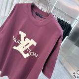 Louis Vuitton 26SS Classic 3D Logo Printed Round Neck Short Sleeve Couple's Casual Versatile T-shirt
