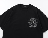 Chrome Hearts 26SS Classic Patchwork Embroidered Short Sleeve Unisex Casual Washed T-shirt