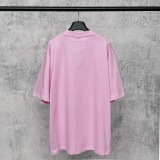 Balenciaga Classic Paris Sacred Heart Cathedral Printed Casual Round Neck Short Sleeve T-shirt