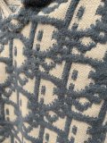Dior Fashion Versatile 3D Logo Jacquard Knitted Hoodie Tank Top