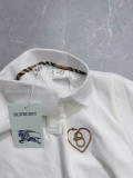 Burberry 26SS Classic Embroidered Heart Letter B Polo Shirt