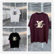 Louis Vuitton 26SS Classic 3D Logo Printed Round Neck Short Sleeve Couple's Casual Versatile T-shirt