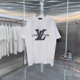Louis Vuitton 26SS Classic 3D Logo Printed Round Neck Short Sleeve Couple's Casual Versatile T-shirt
