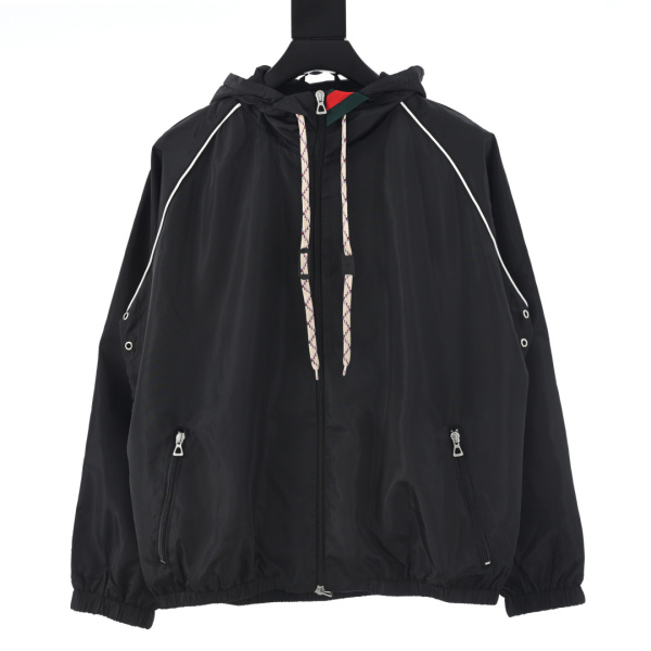 Gucci Classic Versatile Zipper Pocket Hoodie Unisex Casual Jacket