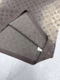 Louis Vuitton Fashion Personality Full Logo Jacquard Round Neck Knitted Short Sleeve