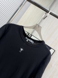 Dior 26SS Classic Embroidered Bee Logo Short Sleeve Women's Casual Versatile T-shirt