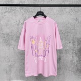 Balenciaga Fashion Logo Printed Oversize Short Sleeve Unisex Casual Round Neck T-shirt