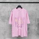 Balenciaga Fashion Logo Printed Oversize Short Sleeve Unisex Casual Round Neck T-shirt