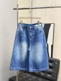 Chanel 26SS Classic Retro Causal Washed Denim Shorts