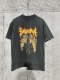 Balenciaga 26SS Retro Logo Church Printed T-shirt Unisex Casual Oversize Short Sleeve