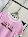 Gucci Classic Logo Printed Short Sleeve Women's Casual Versatile T-shirt