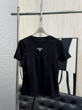 Prada Classic Logo Printed Short Sleeve Women's Casual Versatile T-shirt