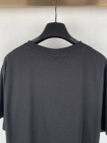 Dior Classic Embroidered Logo T-shirt Unisex Loose Casual Short Sleeve