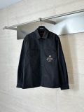 Gucci 26SS Fashion Logo Crown Printed Collar Jacket Casual Straight Pants Set