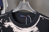Louis Vuitton 26SS Fashion Graffiti Printed Short Sleeve Unisex Versatile Loose T-shirt
