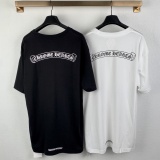 Chrome Hearts Classic Sanskrit Printed T-shirt Unisex Loose Casual Short Sleeve