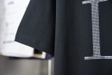 Louis Vuitton 26SS Fashion Letter Hot Diamond Short Sleeve Unisex Versatile Loose T-shirt