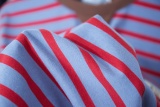 Prada Fashion Logo Printed Stripe Short Sleeve Unisex Casual Versatile T-shirt