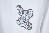 Louis Vuitton 26SS Classic Embroidered Flower Logo Short Sleeve Unisex Versatile Loose T-shirt