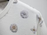 Louis Vuitton Fashion Full Flower Logo Printed T-shirt Unisex Loose Casual Short Sleeve