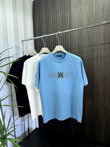 Amiri 26SS Classic 3D Logo Printed Round Neck Short Sleeve Couple's Casual Versatile T-shirt