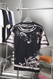 Louis Vuitton 26SS Fashion Graffiti Printed Short Sleeve Unisex Versatile Loose T-shirt