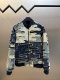 Louis Vuitton New High Street Spliced Cowboy Pilot Jacket Casual Zipper Coat