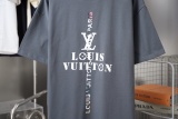 Louis Vuitton 26SS Classic Logo Printed Short Sleeve Unisex Versatile Loose T-shirt
