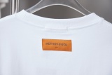 Louis Vuitton 26SS Fashion Letter Hot Diamond Short Sleeve Unisex Versatile Loose T-shirt