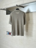 Louis Vuitton 26SS Fashion Mesh Hollow Logo Short Sleeve Knitted PoLo Shirt