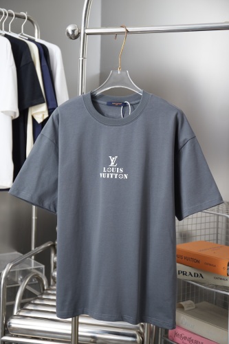 Louis Vuitton 26SS Classic Logo Printed Short Sleeve Unisex Versatile Loose T-shirt