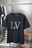 Louis Vuitton 26SS Fashion Letter Hot Diamond Short Sleeve Unisex Versatile Loose T-shirt
