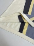 Louis Vuitton 26SS Fashion Color Blocked Casual Knitted Round Neck Short Sleeve