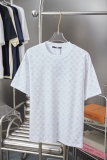 Louis Vuitton Classic Full Logo Printed Short Sleeve Unisex Versatile Casual T-shirt