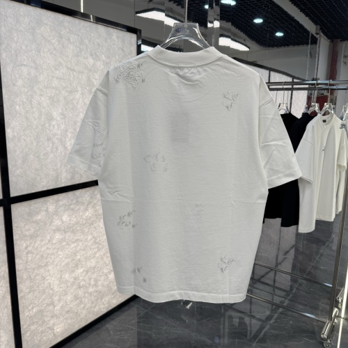 Balenciaga 26SS Personalized Patch Embroidered Logo Short Sleeve Unisex Casual Versatile T-shirt
