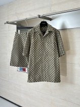 Gucci 26SS New Fashion Full GG Casual Short Sleeved Shirt Set