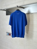 Prada Fashion Embroidered Logo Knitted Collar Polo Shirt