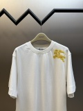 Burberry Fashion War Horse Logo Printed Short Sleeve Couple Casual Loose T-shirt