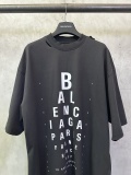 Balenciaga Classic Letter Printed T-shirt Unisex Casual Oversize Short Sleeve