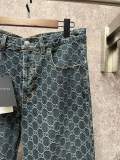Gucci 26SS Fashion Full GG Casual Versatile Jeans