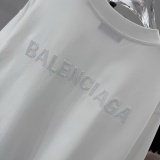 Balenciaga 26SS Simple Embroidered Logo T-shirt Unisex Versatile Loose Short Sleeve
