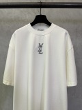 Yves Saint Laurent 26SS Classic Logo Printed Short Sleeve Couple Casual Oversize T-shirt