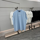 Balenciaga 26SS Simple Embroidered Logo T-shirt Unisex Versatile Loose Short Sleeve