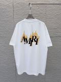 Amiri 26SS Fashion 3D Stereoscopic Logo Printed T-shirt Unisex Versatile Loose Short Sleeve