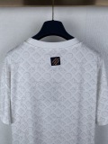 Louis Vuitton 26SS Classic Logo Printed Short Sleeve Couple Casual Round Neck T-shirt