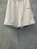 Balenciaga Classic Embroidered Logo Casual Shorts Couple Versatile Loose Sports Pants