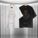Chrome Hearts 26SS High Street Patchwork Embroidered T-shirt Unisex Versatile Washed Short Sleeve